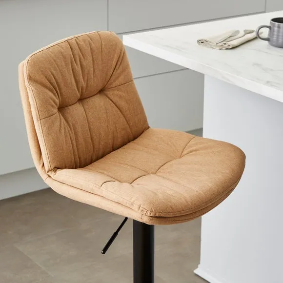 Thalia Height Adjustable Barstool, Fabric 3