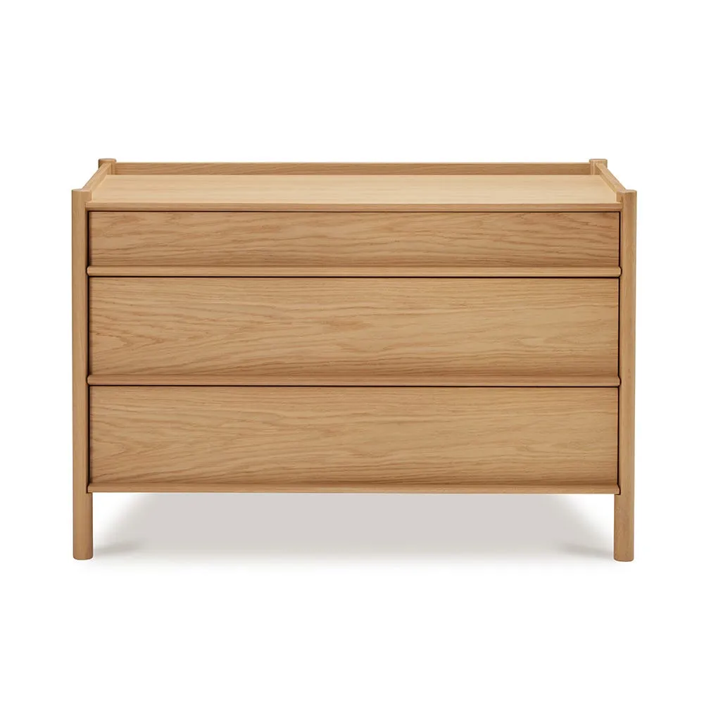 Case Pala 3 Drawers Chest Oak 2
