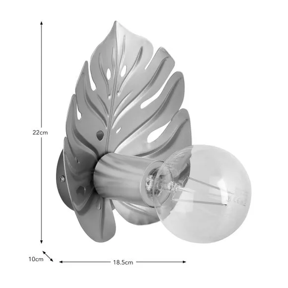 Indi Leaf Bathroom Wall Light 5