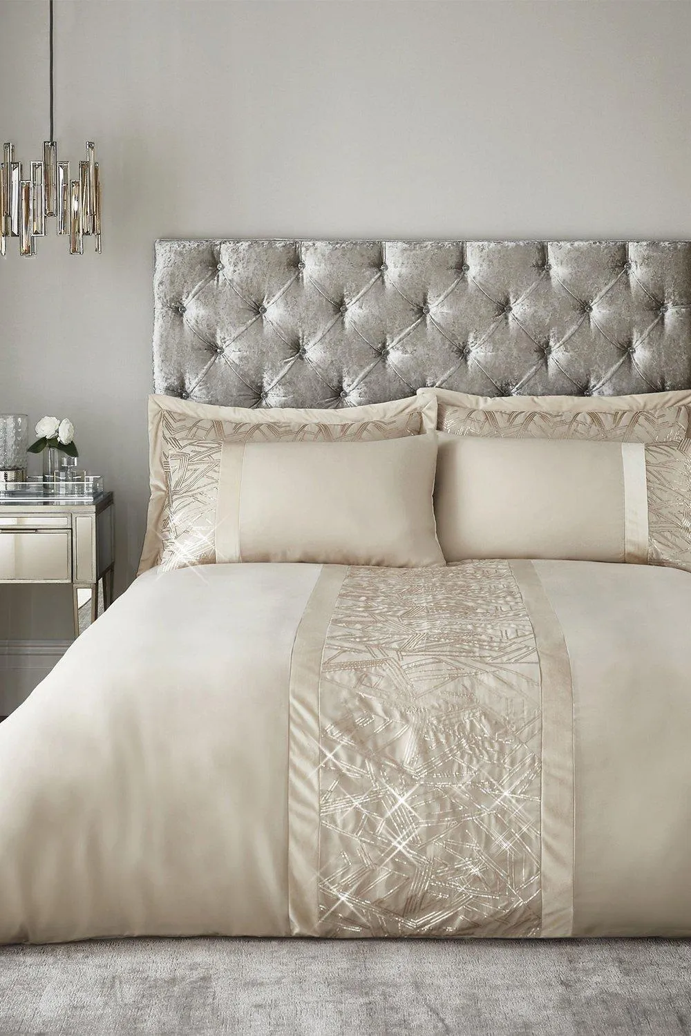Velvet Sparkle King Duvet Set