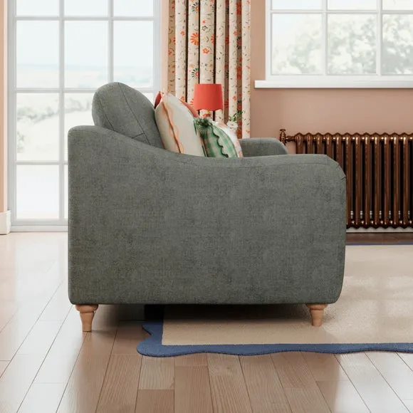Hattie Tonal Plush Chenille 2 Seater Sofa 3