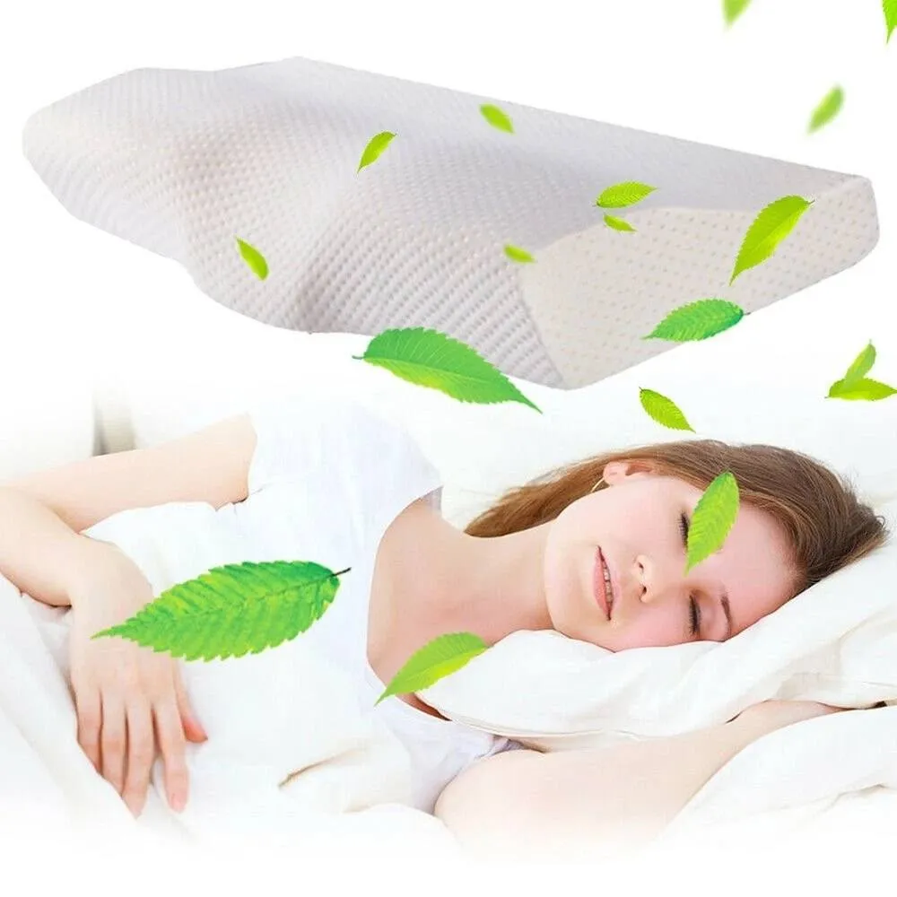 SPETLEK Slow Rebound Memory Foam Cervical Pillow in White