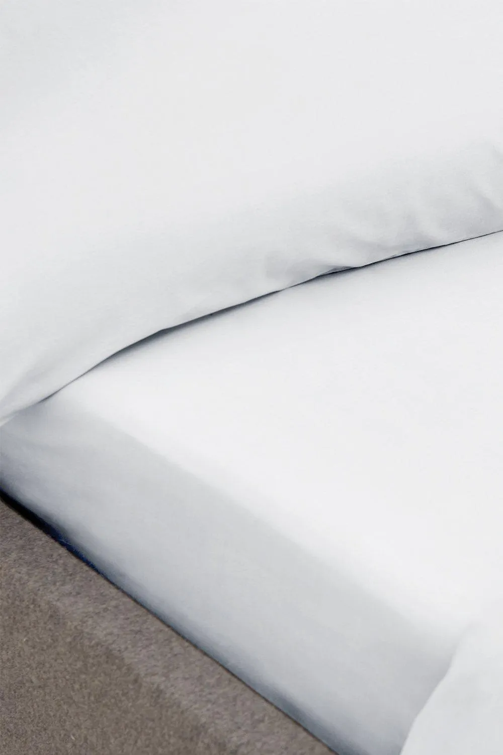 200tc Organic Cotton Single Fitted Sheet