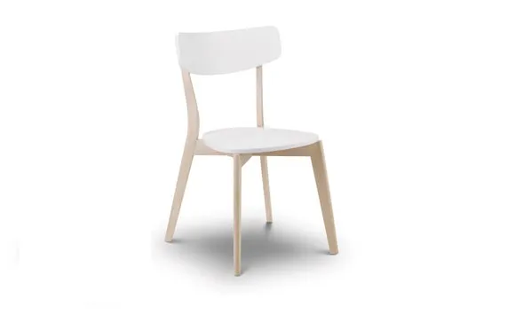 Casa Set of 4 Dining Chairs, White 2