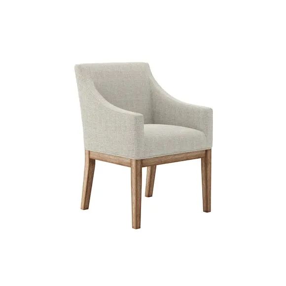 Piper Dining Chair, Faux Linen 3