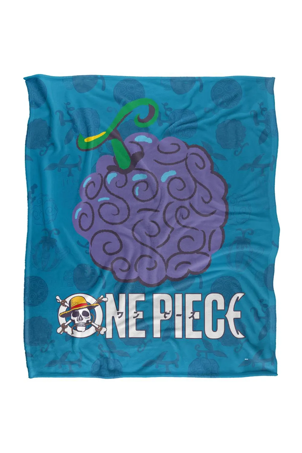 One Piece Gumgum Fruit Silky Touch Soft Throw Blanket 152 X 127 Cm