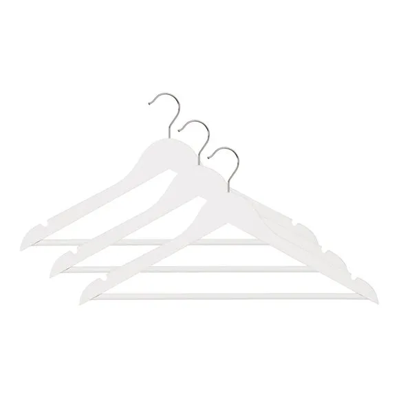 Pack of 3 Wooden Hangers 2