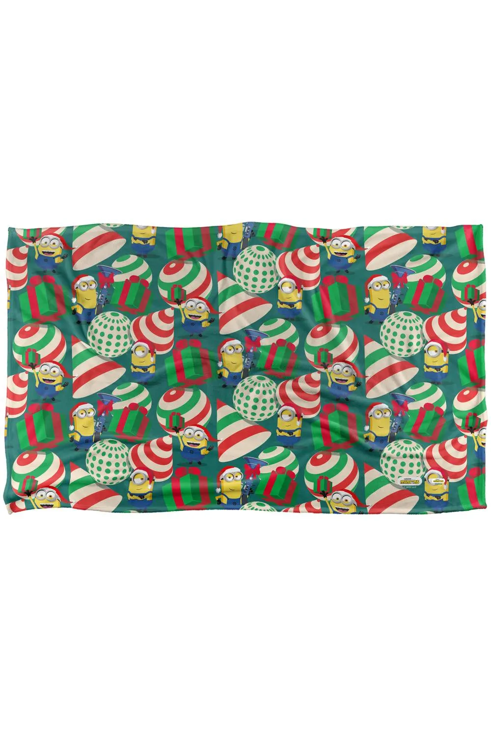 NBCU Minions Shape Christmas Pattern Silky Touch Super Soft Throw Blanket