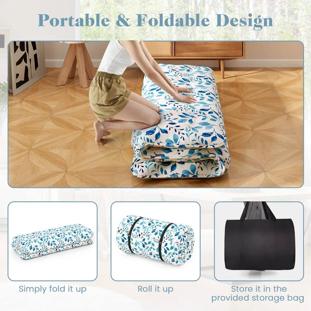 Costway King Size Japanese Floor Mattress Futon Mattress 190x135x10cm 6