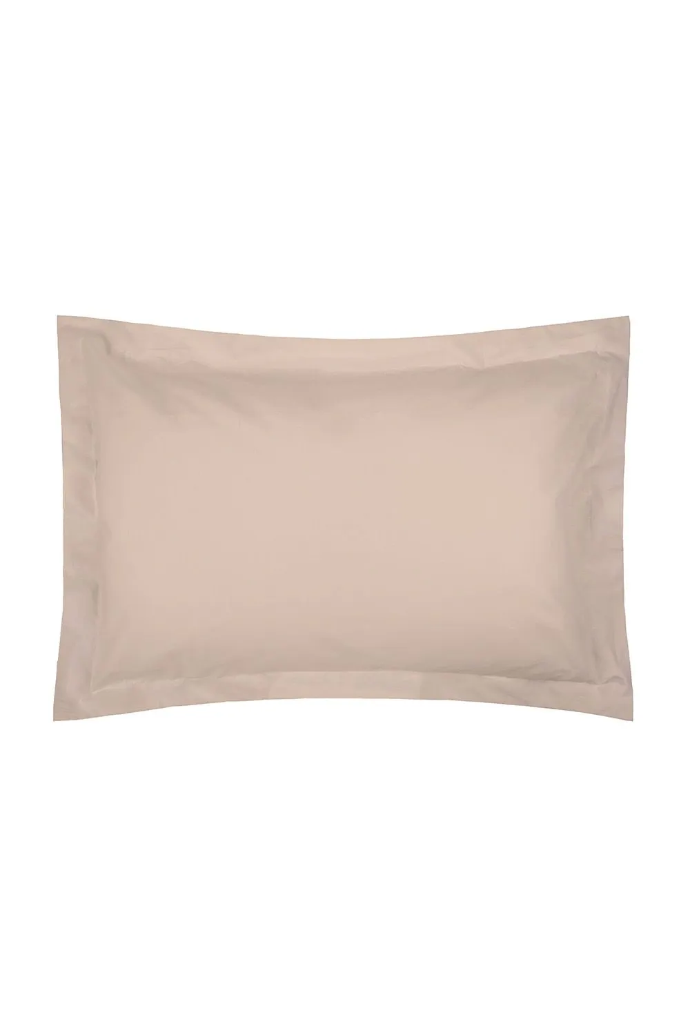 Belledorm Easy Care 200 Thread Count Cotton Polyester Percale Oxford Pillowcase in Cream 1