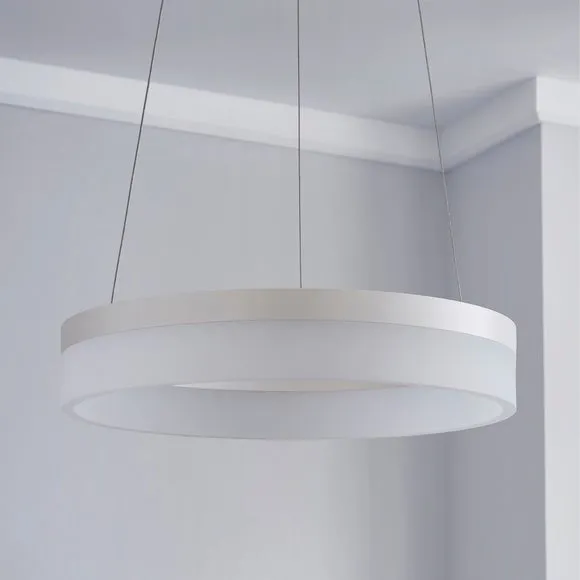 Mickie Integrated LED Hoop Semi Flush Ceiling Light 2