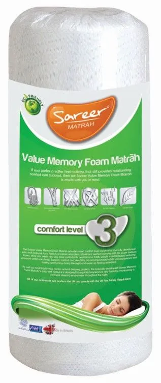 Sareer Furniture Limited Value Memory Foam Mattress in White 5