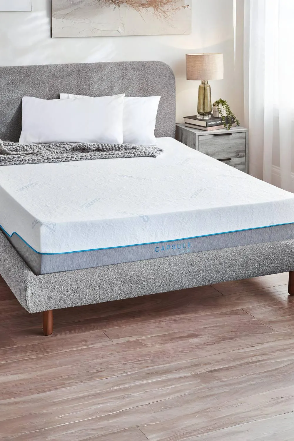 Julian Bowen Capsule Cool Spring Mattress with Cooling Gel in White