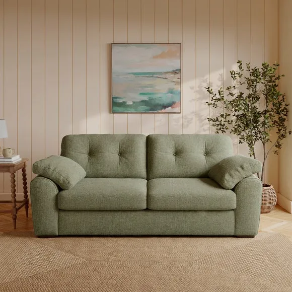 Milton Textured Chenille 3 Seater Sofa 1