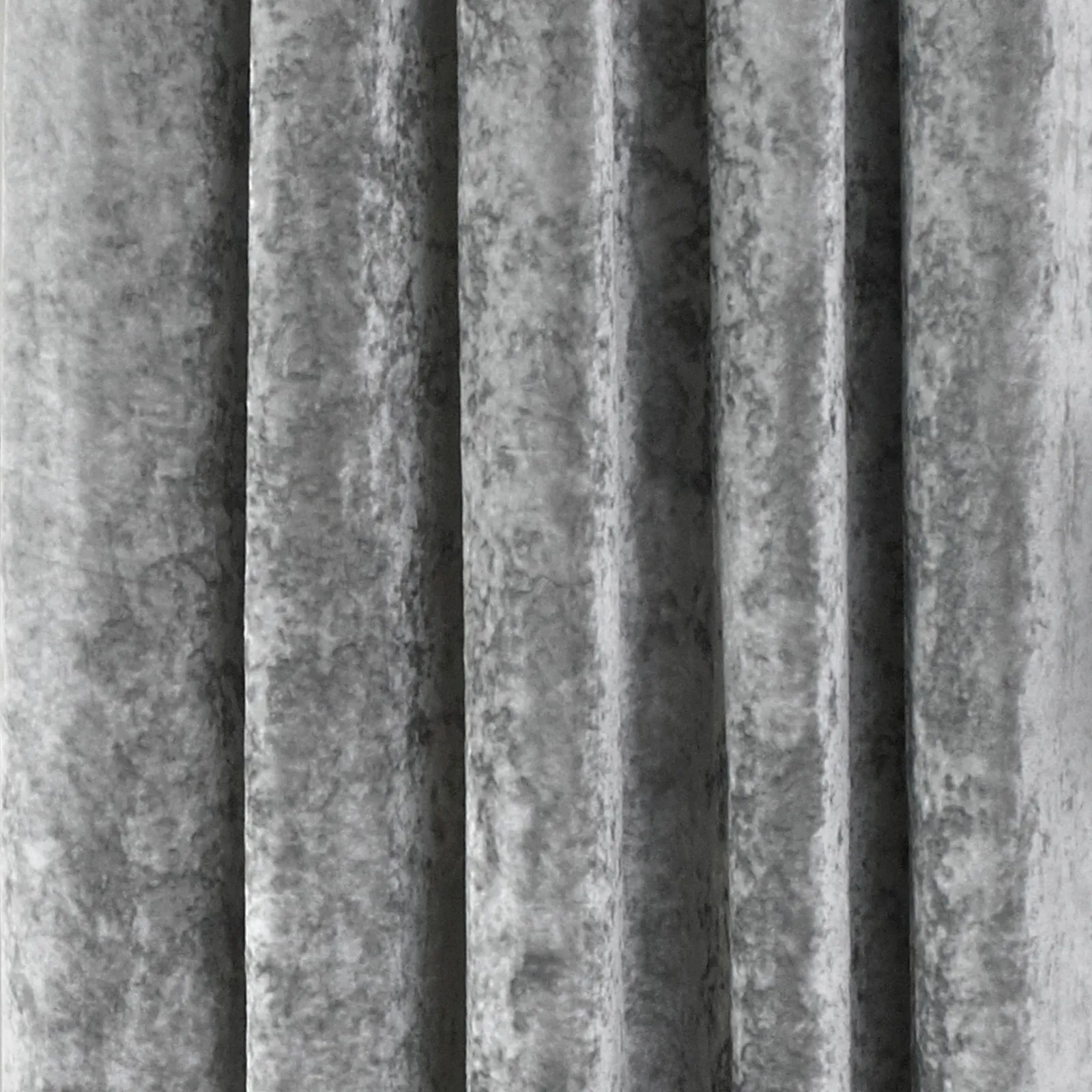 Paoletti Verona Crushed Velvet Eyelet Curtains in Silver 4