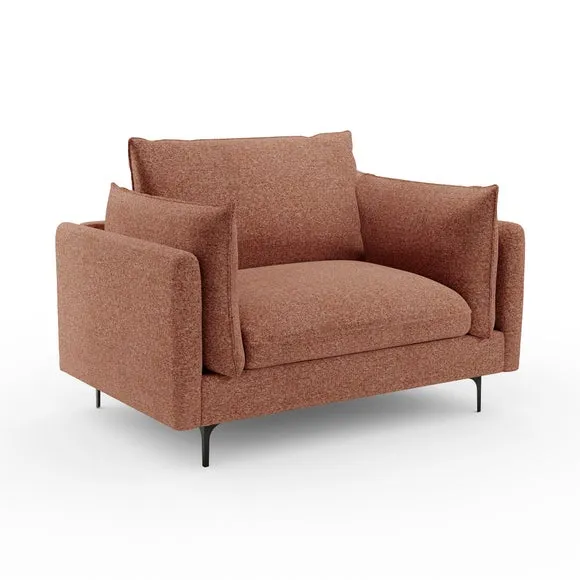 Ruby Fleck Chenille Snuggle Chair 6