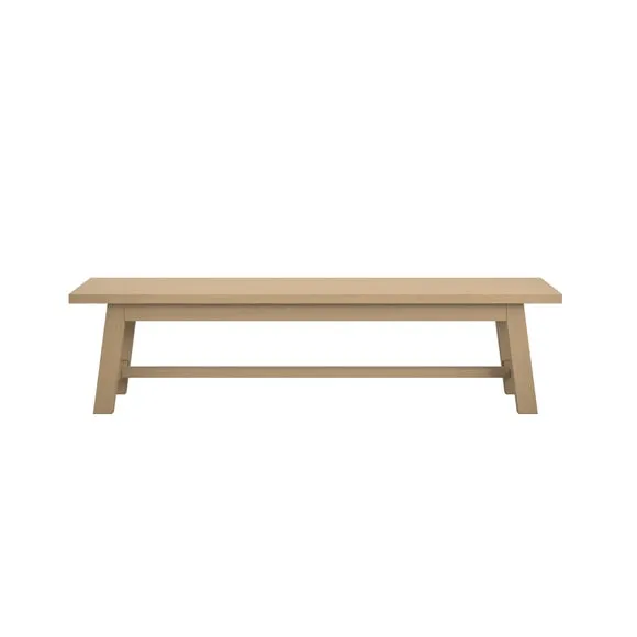 Drift Dining Bench, Latte 2