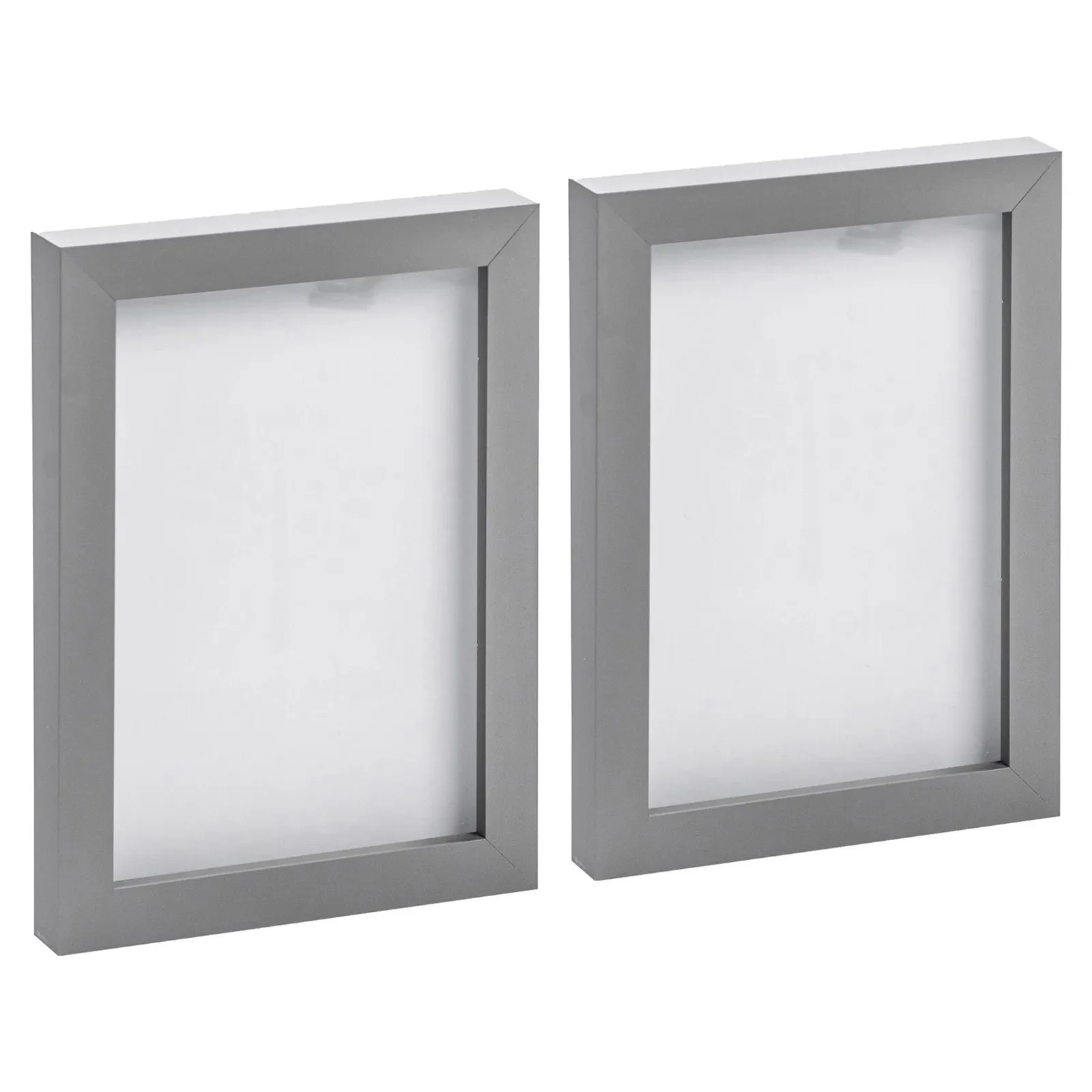 Nicola Spring Photo Frames - 5" x 7" - Pack of 2 in Grey 1