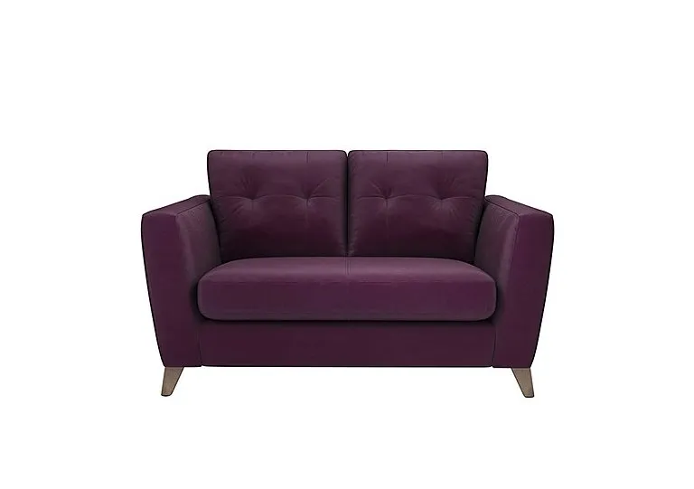 Hermione 2 Seater Fabric Sofa - Frosted Grape