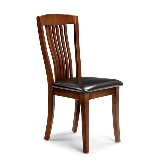 Canterbury Set of 2 Dining Chairs, Faux Leather 2