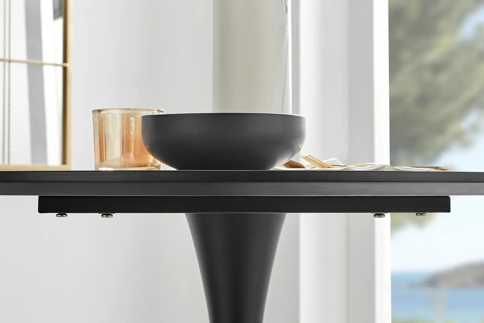 FurnitureboxUK Elina White Marble Effect Scratch Resistant Dining Table & 2 Nora Silver Leg Velvet Chairs in Dark Grey 6