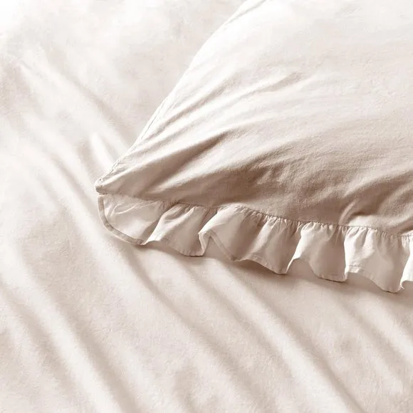 Appletree Cassia Frill 100% Cotton Duvet Cover & Pillowcase Set 3