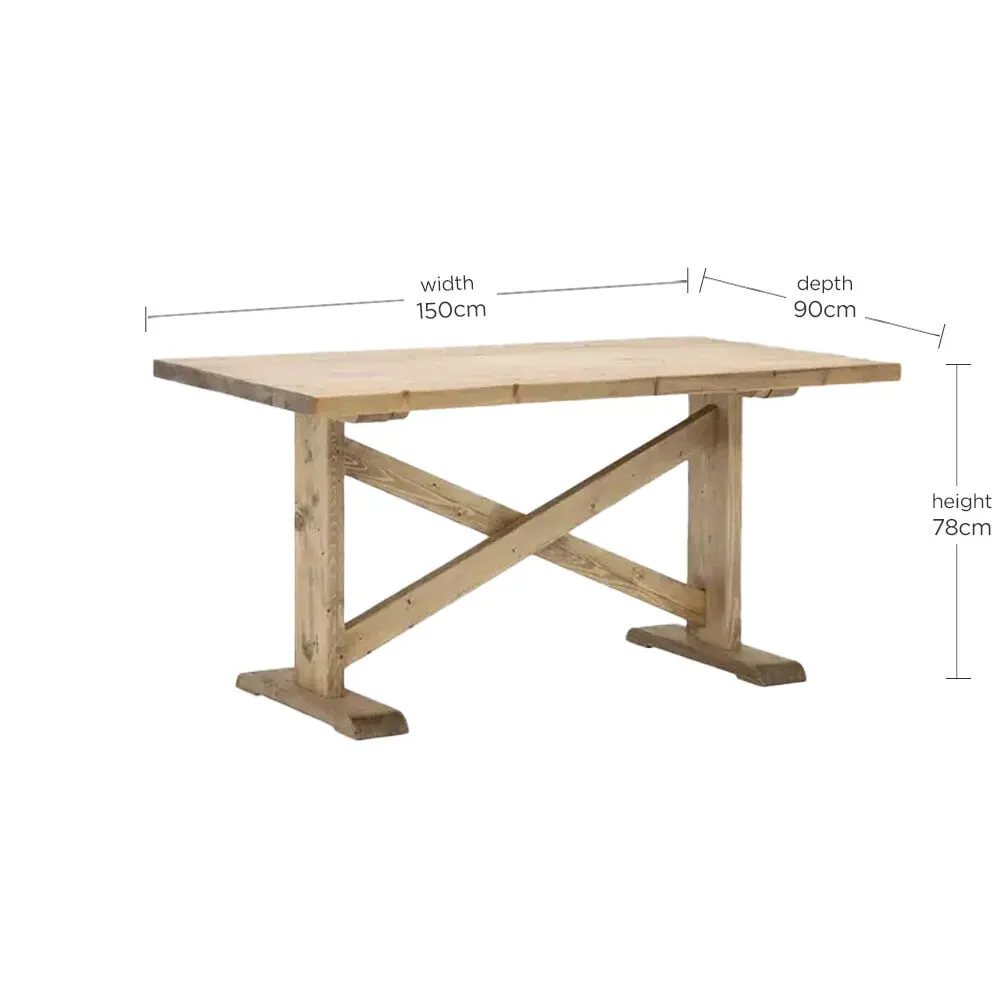 Newsham Dining Table 150Cm, Wood | Barker & Stonehouse 4