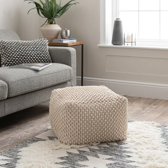 Jersey Bobble Pouffe 1