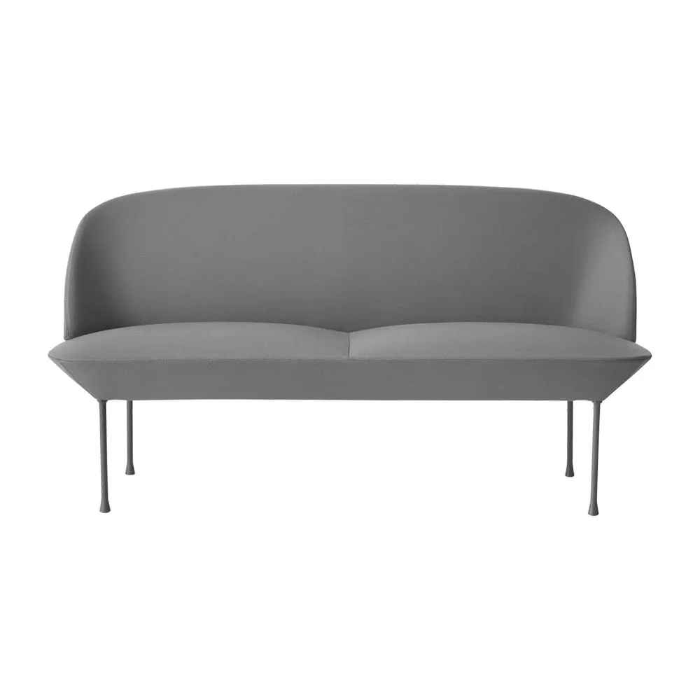 Muuto Oslo 2 Seater Sofa Steelcut 160 Grey 2