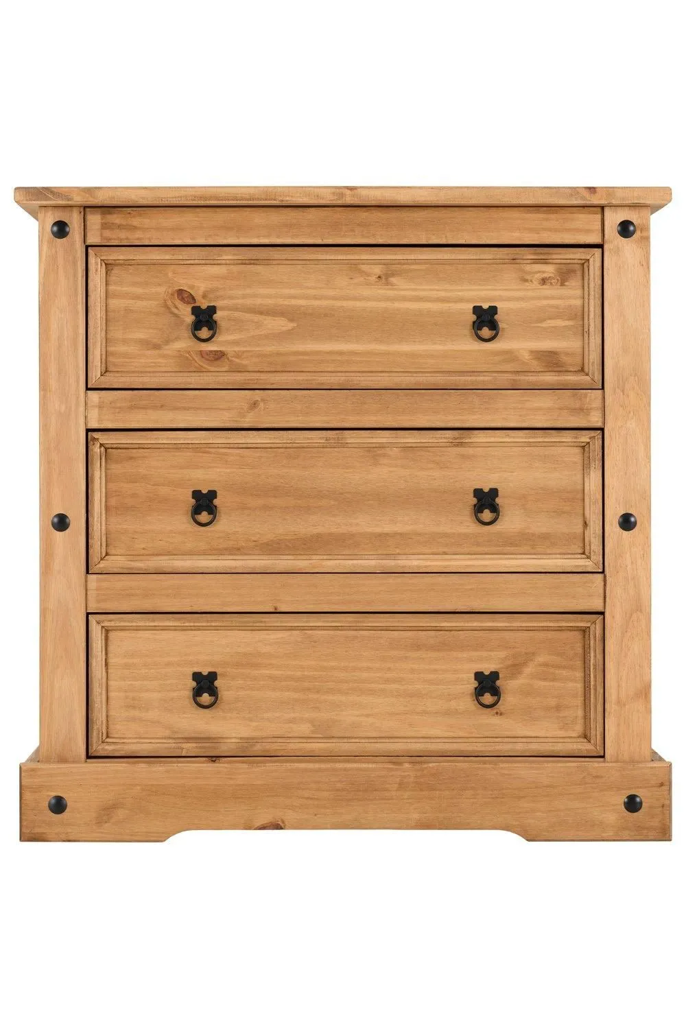 Seconique Corona 3 Drawer Chest in Natural 4