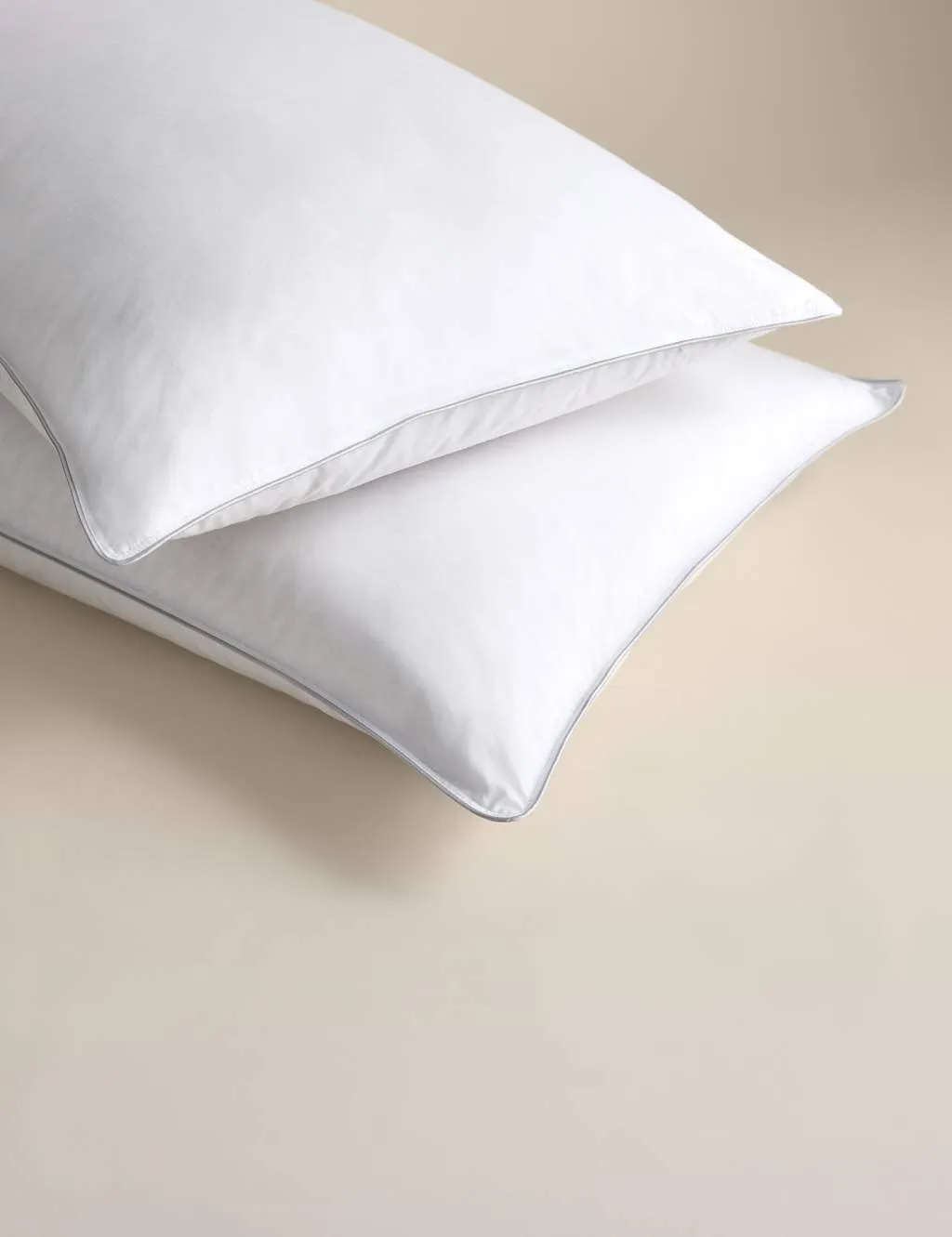 M&S 2 Pack Down Rich Medium Pillows White