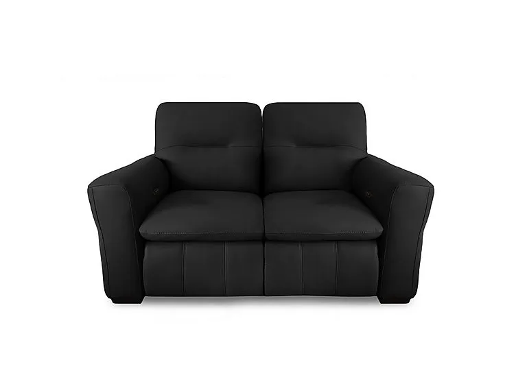 Restore 2 Seater Leather Power Recliner Sofa with Power Headrests - Black