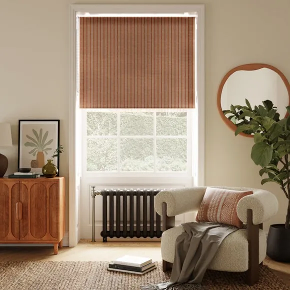 Semi Sheer Luxe Stripe Roller Blind 1
