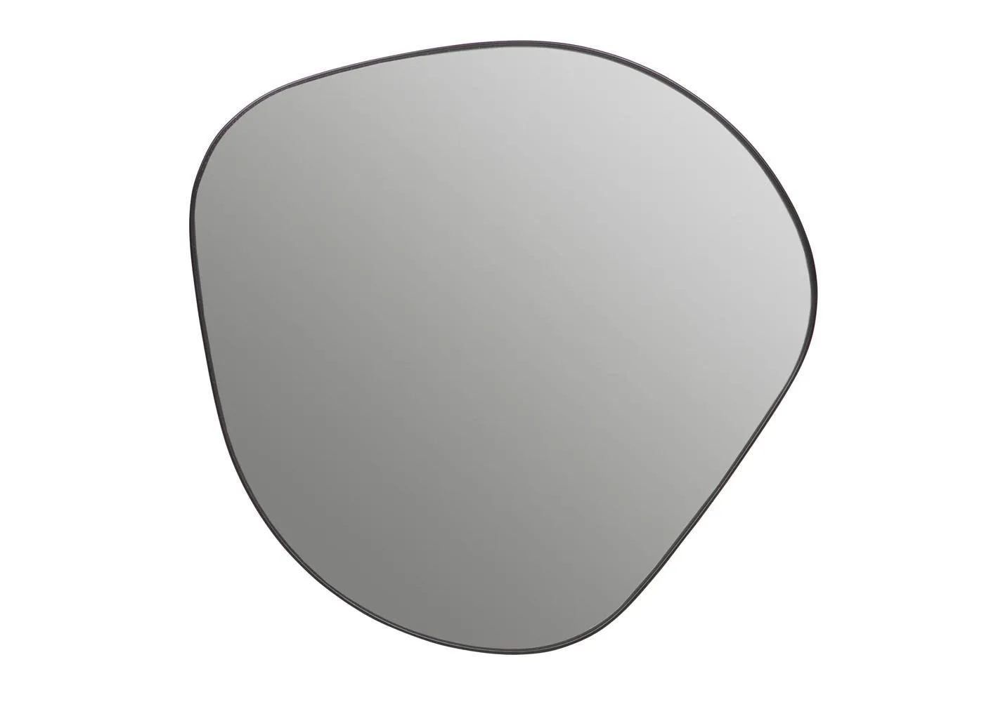 Heal's Fine Edge Mirror Organic Smoke Black Medium