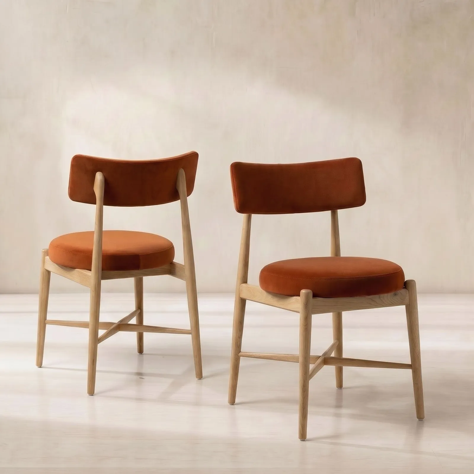 Flora Dining Chair, Neutral Wood | Barker & Stonehouse
