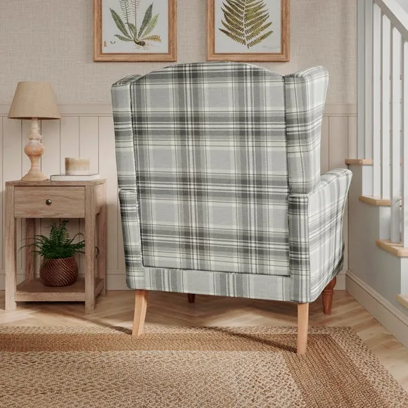 Charnwood Check Grande Armchair 2