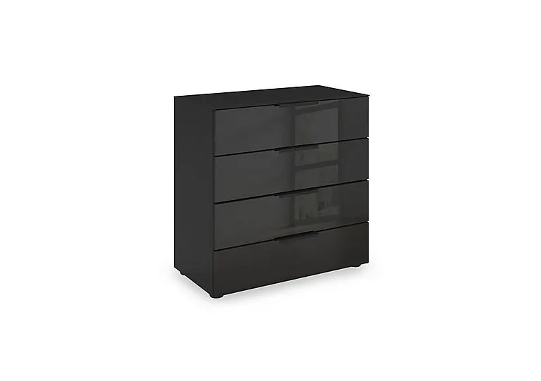 Haven 80cm 4 Drawer Décor Chest with Glass Front