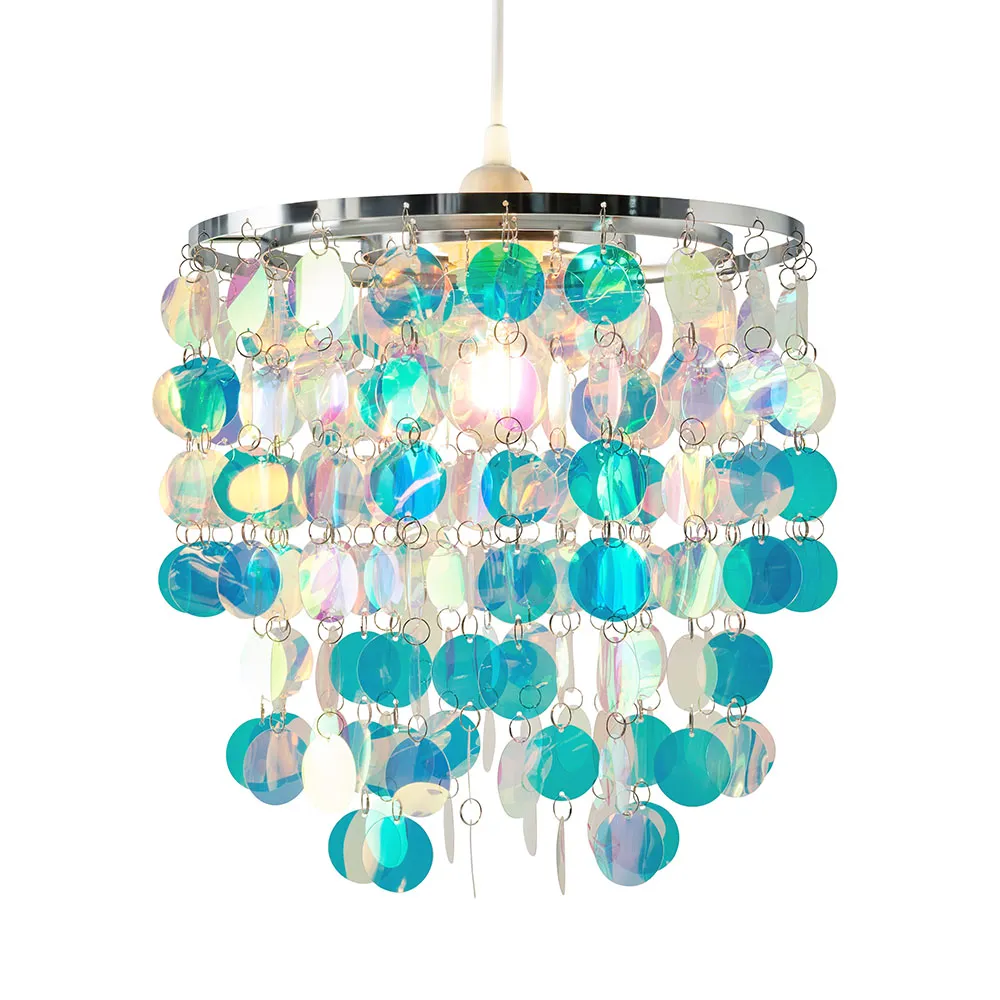 Glow Iridescent Easy Fit Shade, Silver
