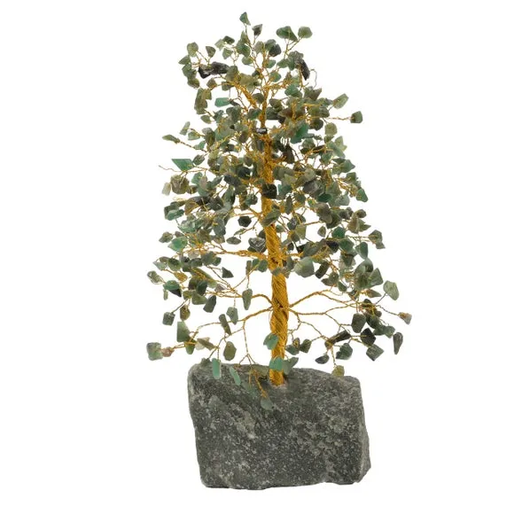 Serenity Luck Green Adventurine Gemstone Tree 3