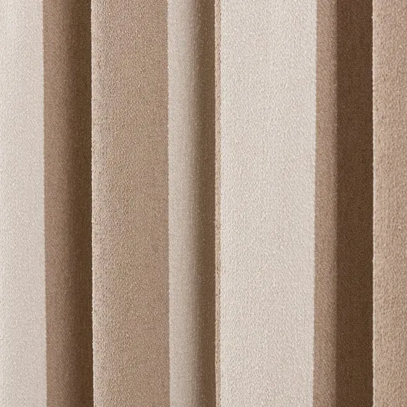 Boucle Stripe Pencil Pleat Curtains 3