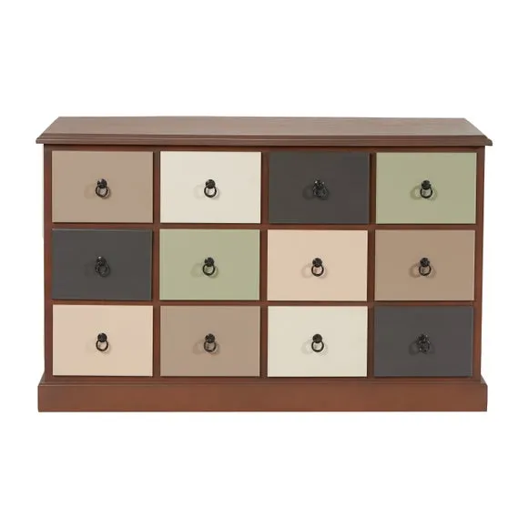 Pacific Loft 12 Drawer Sideboard, Pine 2