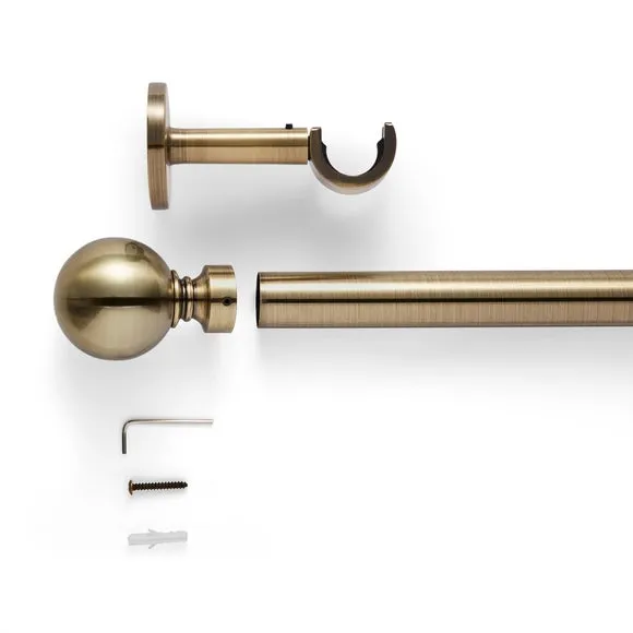 Ashton Fixed Metal Curtain Pole 3