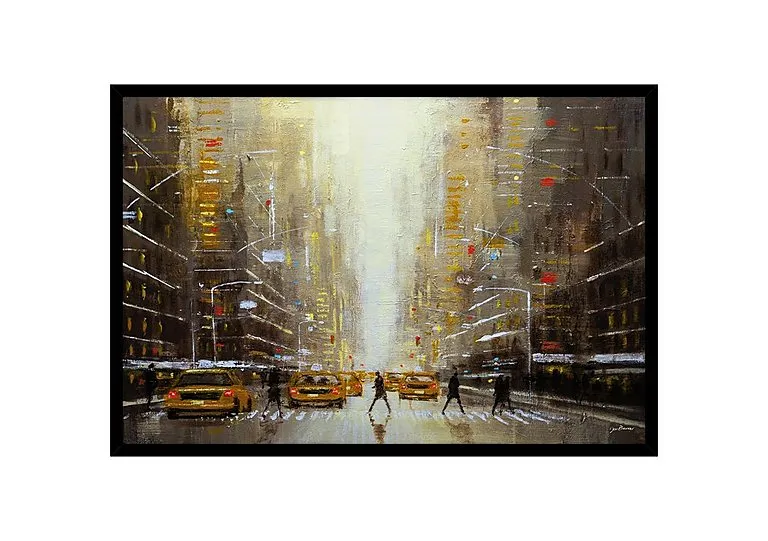 Golden Hour in the City Framed Picture
