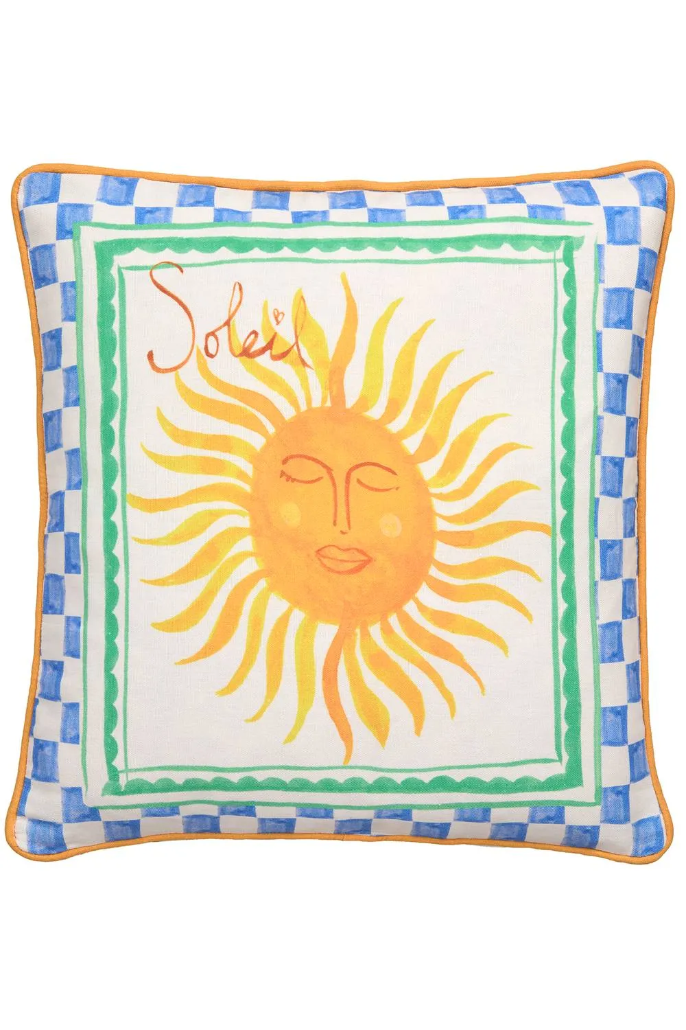 Fusion 'Soleil Sun' Outdoor Water Resistant Filled Cushion 2