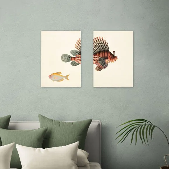 East End Prints Set of 2 Fish Prints 1