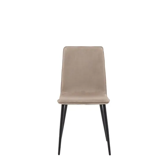 Set of 2 Wamba Velvet Dining Chairs 3