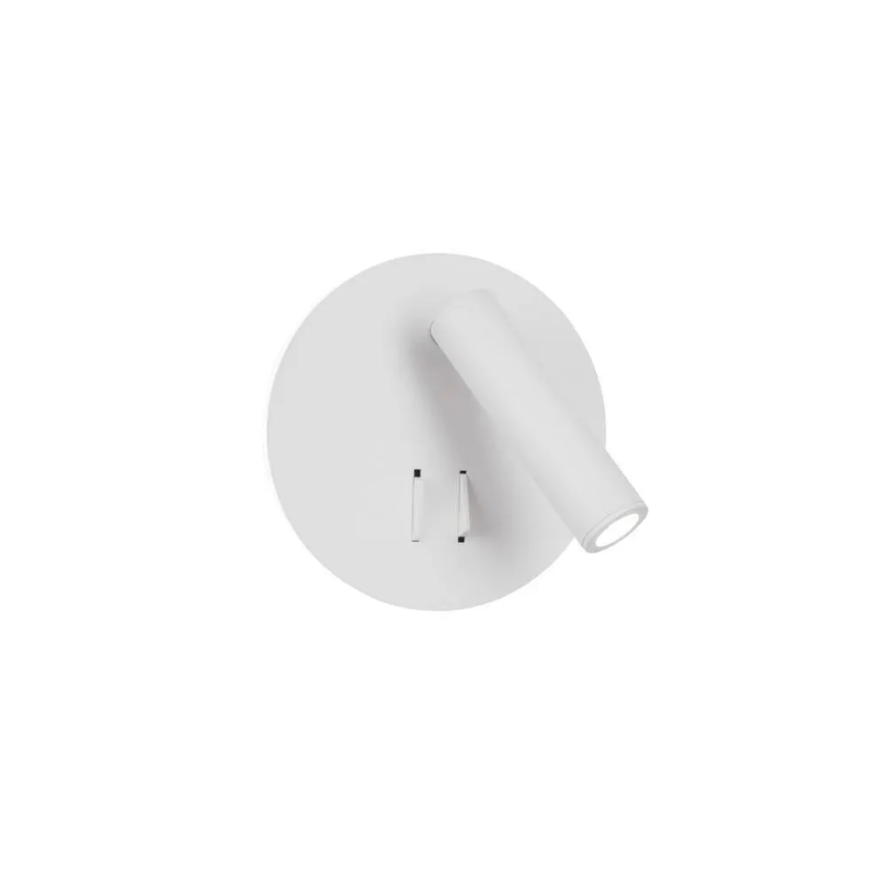 Netlighting Penor Reading Light Sandy White Aluminium Switched LED Cree 9W 780Lm