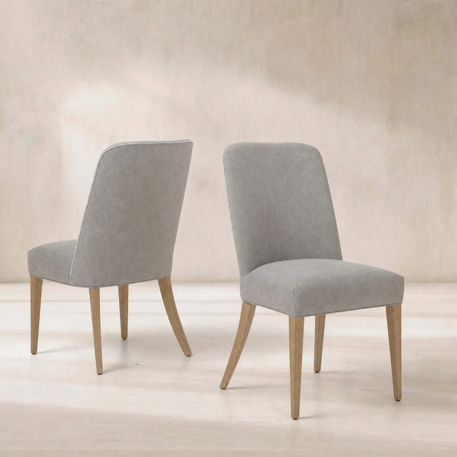 Pinner Dining Chair, Grey Leather | Barker & Stonehouse