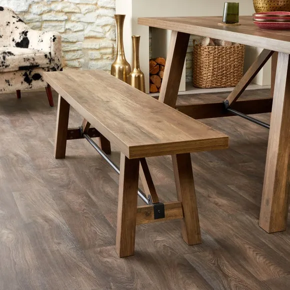 Fulton 6 Seater Trestle Table & Bench Set 2