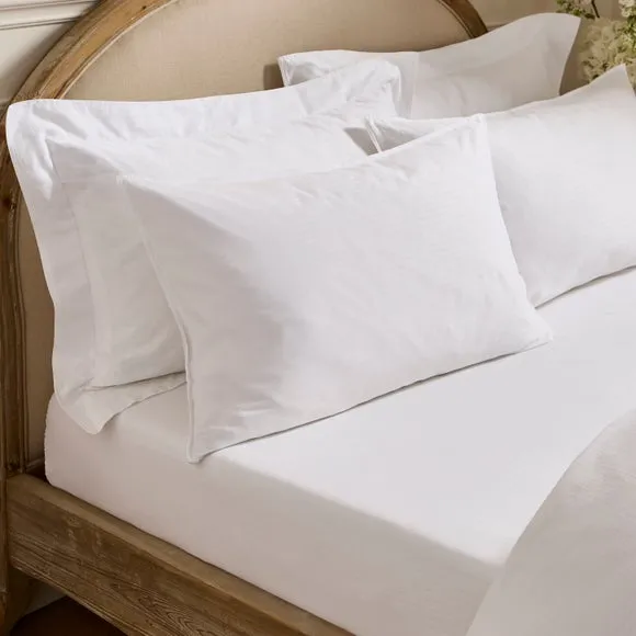 Dorma Organic Brushed Cotton Twill Fitted Sheet 1